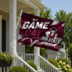 New Mexico State Aggies House Flag Personalized Action Streaks Crimson Best Selling