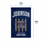 New Orleans Pelicans Garden Flag Custom Distressed Stripes Navy Best Selling
