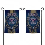 New Orleans Pelicans Garden Flag Custom Laurel Wreath Navy Best Selling