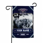 New Orleans Pelicans Garden Flag Custom Photo Frame Navy Best Selling