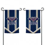 New Orleans Pelicans Garden Flag Customized Chevron Stripes Navy Best Selling