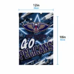 New Orleans Pelicans Garden Flag Personalized Glowing Star Navy Best Selling