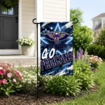 New Orleans Pelicans Garden Flag Personalized Glowing Star Navy Best Selling