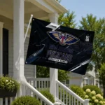 New Orleans Pelicans House Flag Custom Speed Slashes Navy Best Selling