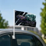 New Orleans Pelicans House Flag Personalized Diagonal Stripes Navy Best Selling