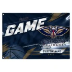 New Orleans Pelicans House Flag Personalized Energy Brushstrokes Navy Best Selling