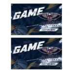 New Orleans Pelicans House Flag Personalized Energy Brushstrokes Navy Best Selling