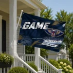 New Orleans Pelicans House Flag Personalized Energy Brushstrokes Navy Best Selling