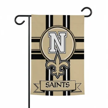 New Orleans Saints Garden Flag Custom Circle Medallion Gold Best Selling