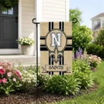 New Orleans Saints Garden Flag Custom Circle Medallion Gold Best Selling