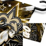 New Orleans Saints Garden Flag Customized Glowing Star Gold Best Selling
