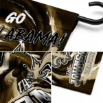 New Orleans Saints Garden Flag Customized Swirl Vortex Gold Best Selling