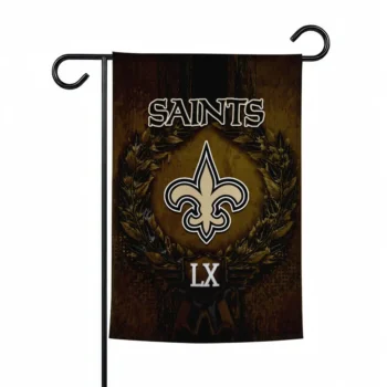 New Orleans Saints Garden Flag Personalized Laurel Wreath Gold Best Selling