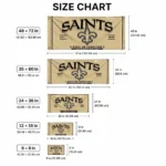 New Orleans Saints House Flag Custom Ornate Border Gold Best Selling