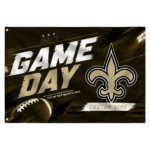 New Orleans Saints House Flag Customized Action Streaks Gold Best Selling