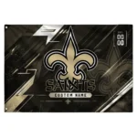 New Orleans Saints House Flag Personalized Speed Slashes Gold Best Selling