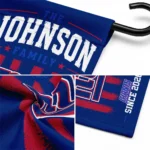 New York Giants Garden Flag Custom Distressed Stripes Blue Best Selling