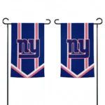 New York Giants Garden Flag Customized Chevron Stripes Blue Best Selling