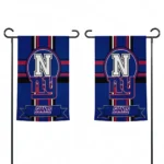 New York Giants Garden Flag Customized Circle Medallion Blue Best Selling