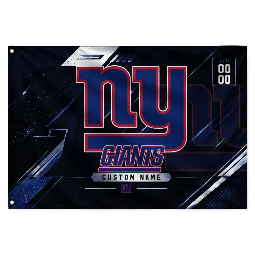 New York Giants House Flag Custom Speed Slashes Blue Best Selling New York Giants House Flag Custom Speed Slashes Blue Best Selling