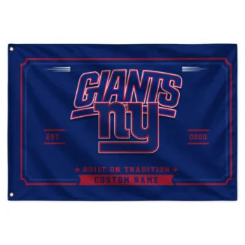 New York Giants House Flag Customized Ornate Border Blue Best Selling