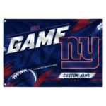 New York Giants House Flag Personalized Action Streaks Blue Best Selling