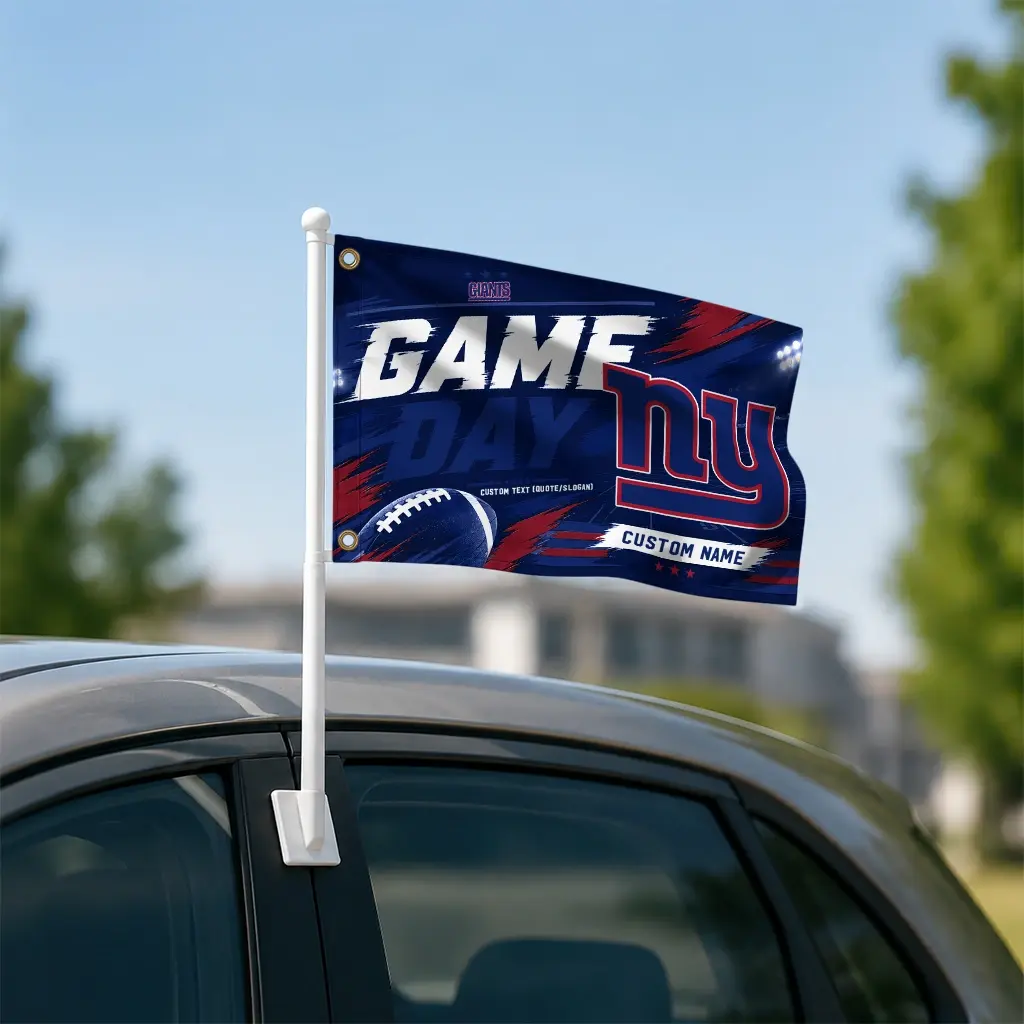New York Giants House Flag Personalized Action Streaks Blue Latest Model New York Giants House Flag Personalized Action Streaks Blue Latest Model