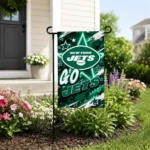 New York Jets Garden Flag Custom Glowing Star Green Best Selling