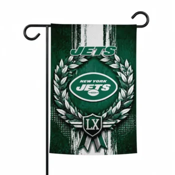New York Jets Garden Flag Customized Laurel Wreath Green Best Selling