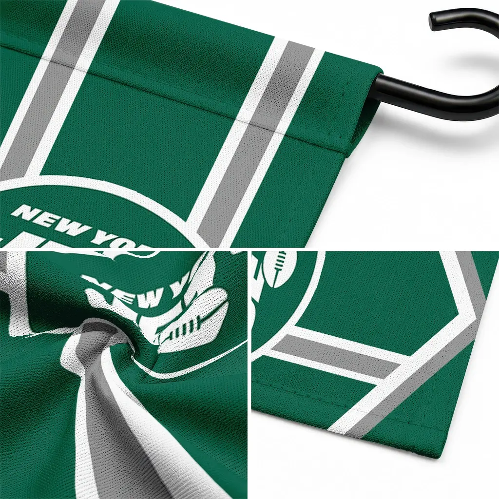 New York Jets Garden Flag Personalized Chevron Stripes Green Latest Model New York Jets Garden Flag Personalized Chevron Stripes Green Latest Model