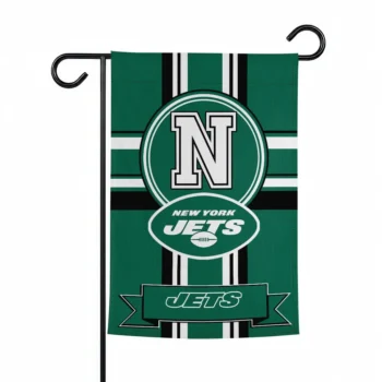 New York Jets Garden Flag Personalized Circle Medallion Green Best Selling
