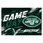 New York Jets House Flag Custom Action Streaks Green Best Selling