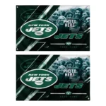 New York Jets House Flag Custom Diagonal Stripes Green Best Selling