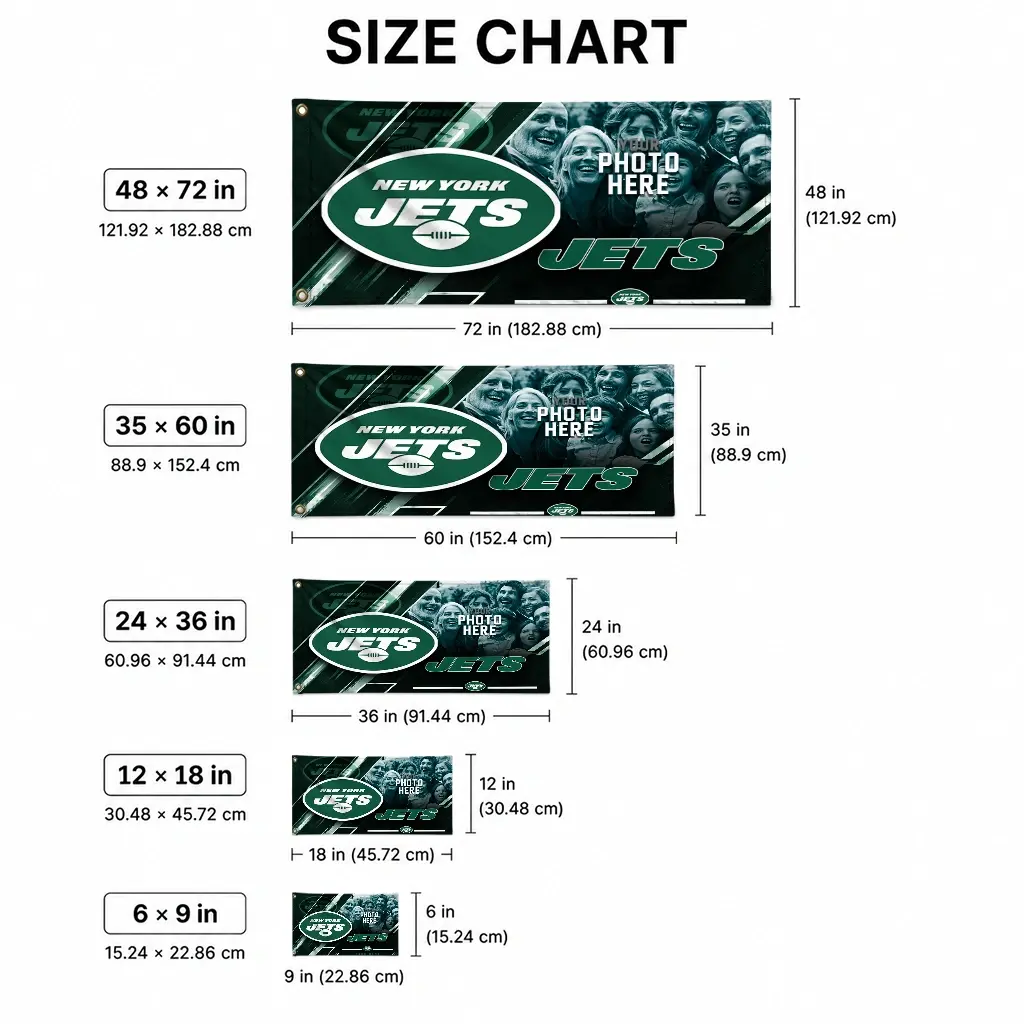 New York Jets House Flag Custom Diagonal Stripes Green High Quality New York Jets House Flag Custom Diagonal Stripes Green High Quality