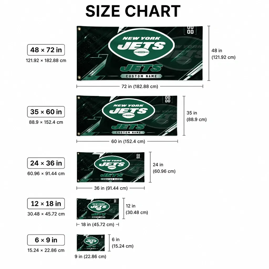 New York Jets House Flag Customized Speed Slashes Green High Quality New York Jets House Flag Customized Speed Slashes Green High Quality