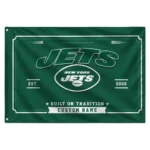 New York Jets House Flag Personalized Ornate Border Green Best Selling