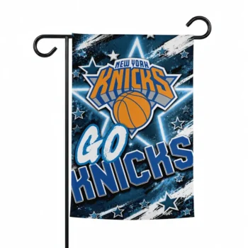New York Knicks Garden Flag Custom Glowing Star Blue Best Selling