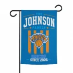 New York Knicks Garden Flag Customized Distressed Stripes Blue Best Selling