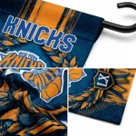 New York Knicks Garden Flag Customized Laurel Wreath Blue Best Selling