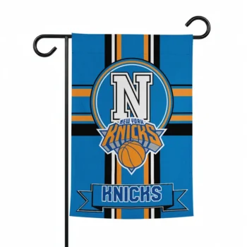 New York Knicks Garden Flag Personalized Circle Medallion Blue Best Selling