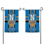 New York Knicks Garden Flag Personalized Circle Medallion Blue Best Selling