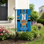 New York Knicks Garden Flag Personalized Circle Medallion Blue Best Selling
