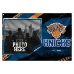 New York Knicks House Flag Customized Framed Photo Blue Black Best Selling