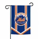 New York Mets Garden Flag Customized Chevron Stripes Blue Best Selling