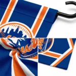 New York Mets Garden Flag Customized Chevron Stripes Blue Best Selling
