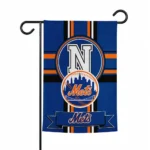 New York Mets Garden Flag Customized Circle Medallion Blue Best Selling
