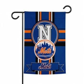 New York Mets Garden Flag Customized Circle Medallion Blue Best Selling