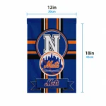 New York Mets Garden Flag Customized Circle Medallion Blue Best Selling