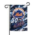 New York Mets Garden Flag Personalized Glowing Star Blue Best Selling