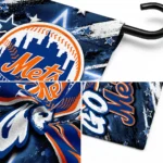 New York Mets Garden Flag Personalized Glowing Star Blue Best Selling